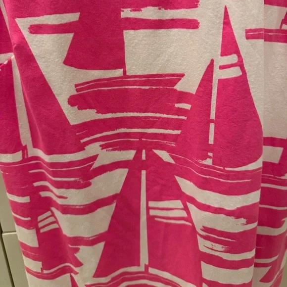 Mahi Gold Addie Dress Hot Pink Sailboat - Small - Picture 4 of 4